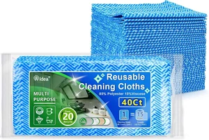 AIDEA Cleaning Wipes 40Ct (1 Pack) Multi-Purpose Reusable Towel 12"x24" AIDEA Cleaning Wipes 40Ct (1 Pack) Multi-Purpose Reusable Towel 12"x24"