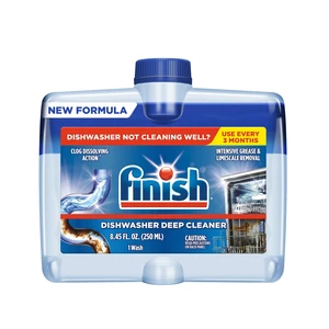 Finish Dishwasher Cleaner Liquid and Limescale Remover, 8.45oz Finish Dishwasher Cleaner Liquid and Limescale Remover, 8.45oz