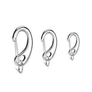 Pet Tag Quick Clip/Sping-Load Hook Combo for Pet ID Tags - 1 Per Standard/Medium/Large Pet Tag Quick Clip/Sping-Load Hook Combo for Pet ID Tags - 1 Per Standard/Medium/Large