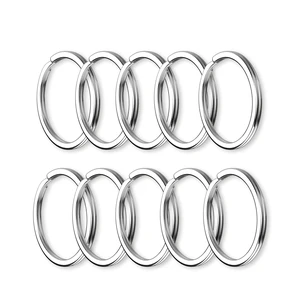 STEEL HAWK Hard 304 Stainless Steel Rings Key Chain| Round Split Keyring for Key Chains&Accessories|Heavy-Duty, Lightweight&Rust Resistant Rings for Home Car Outdoor Arts&Crafts-10 Large STEEL HAWK Hard 304 Stainless Steel Rings Key Chain| Round Split Keyring for Key Chains&Accessories|Heavy-Duty, Lightweight&Rust Resistant Rings for Home Car Outdoor Arts&Crafts-10 Large