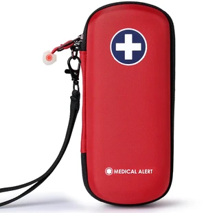 Divoti Epipen Medical Carrying Case, Hard Shell Shock Absorption Bag Divoti Epipen Medical Carrying Case, Hard Shell Shock Absorption Bag