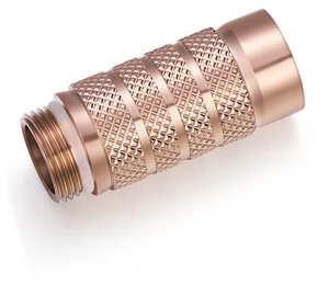 Divoti CNC Machined Stainless Steel EDC Pill Fob Extender, Micro, PVD Rose Gold Divoti CNC Machined Stainless Steel EDC Pill Fob Extender, Micro, PVD Rose Gold