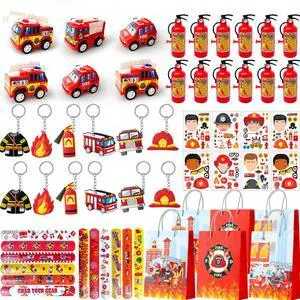 Firefighter Party Favors, 72 Pcs Fire Truck Party Favors Set Firefighter Party Stickers Slap Bracelets Keychains etc Firefighter Themed Party Favors for Firefighter Birthday Party Decorations Supplies Firefighter Party Favors, 72 Pcs Fire Truck Party Favors Set Firefighter Party Stickers Slap Bracelets Keychains etc Firefighter Themed Party Favors for Firefighter Birthday Party Decorations Supplies