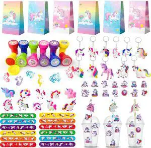134 Pcs Unicorn Birthday Party Favors Bags Supplies, Unicorns Party Goodie Bags Bracelet Stickers Keychain Stampers Rings etc for Unicorns Birthday Decorations Supplies 134 Pcs Unicorn Birthday Party Favors Bags Supplies, Unicorns Party Goodie Bags Bracelet Stickers Keychain Stampers Rings etc for Unicorns Birthday Decorations Supplies