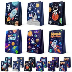 Space Goodie Bags, 24 Pcs Space Party Favor Bags Set - Space Party Bags, Outer Space Treat Bags & Space Gift Bags for Space Birthday Party Decorations/Space Themed Party Decorations Space Goodie Bags, 24 Pcs Space Party Favor Bags Set - Space Party Bags, Outer Space Treat Bags & Space Gift Bags for Space Birthday Party Decorations/Space Themed Party Decorations