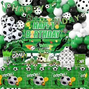 167 Pcs Soccer Birthday Party Decorations, Soccer Party Tableware Soccer Balloons Plates Cups Cake Toppers etc Soccer Birthday Party Supplies for Soccer Party Birthday Party Decorations Supplies 167 Pcs Soccer Birthday Party Decorations, Soccer Party Tableware Soccer Balloons Plates Cups Cake Toppers etc Soccer Birthday Party Supplies for Soccer Party Birthday Party Decorations Supplies
