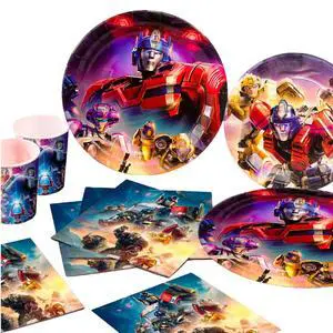 114 Pcs Transformers Birthday Party Decorations & Tableware Set - Transformers Party Table Cloth Banner Plates Napkins Cups etc Transformers Birthday Decorations for Transformers Party Supplies 114 Pcs Transformers Birthday Party Decorations & Tableware Set - Transformers Party Table Cloth Banner Plates Napkins Cups etc Transformers Birthday Decorations for Transformers Party Supplies