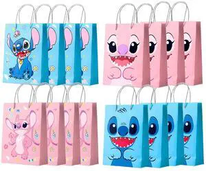 Stitch Party Favor Bags, Stitch Birthday Favor Bags Set - 16 Pcs Stitch Candy Bags, Stitch Party Bags for Boys/Girls Kids Stitch Themed Birthday Party Decoration Supplies Stitch Party Favor Bags, Stitch Birthday Favor Bags Set - 16 Pcs Stitch Candy Bags, Stitch Party Bags for Boys/Girls Kids Stitch Themed Birthday Party Decoration Supplies