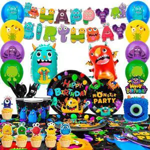 113 Pcs Monsters Inc Party Decoration Little Monster Balloon Cake Topper Cup Set 113 Pcs Monsters Inc Party Decoration Little Monster Balloon Cake Topper Cup Set