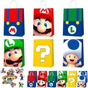 Super Mario Party Bags,74pcs Super Mario Gift Bags for Birthday Including Super Mario Goodie Bags,Mario Bros Candy Bags & Super Mario Stickers, for Boys/Girls Super Mario Party Favors Super Mario Party Bags,74pcs Super Mario Gift Bags for Birthday Including Super Mario Goodie Bags,Mario Bros Candy Bags & Super Mario Stickers, for Boys/Girls Super Mario Party Favors