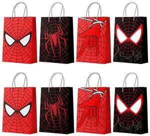 Spiderman Goodie Bags - 24pcs Spiderman Party Bags, Spiderman Gift Bags, Spiderman Candy Bags for Boys/Girls Kids Spiderman Theme Birthday Party Decorations Suppilies Spiderman Goodie Bags - 24pcs Spiderman Party Bags, Spiderman Gift Bags, Spiderman Candy Bags for Boys/Girls Kids Spiderman Theme Birthday Party Decorations Suppilies