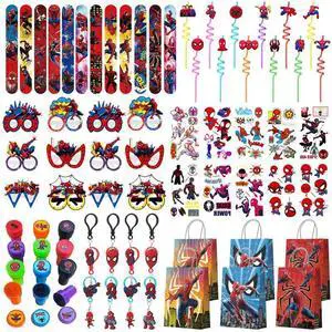 84 Pcs Spiderman Birthday Party Favors-Spiderman Goodie Bags Key Chains Stickers Straws Seal etc Spiderman Party Favors for Kids 84 Pcs Spiderman Birthday Party Favors-Spiderman Goodie Bags Key Chains Stickers Straws Seal etc Spiderman Party Favors for Kids