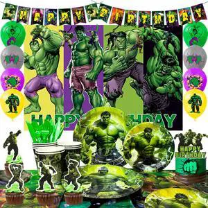 Hulk Birthday Party Supplies, 112pcs Hulk Party Decorations & Tableware Set Including Hulk Cake Topper Balloons Backdrop Plates Cups etc Hulk Themed Birthday Party Decorations Supplies for Boys/Girls Hulk Birthday Party Supplies, 112pcs Hulk Party Decorations & Tableware Set Including Hulk Cake Topper Balloons Backdrop Plates Cups etc Hulk Themed Birthday Party Decorations Supplies for Boys/Girls