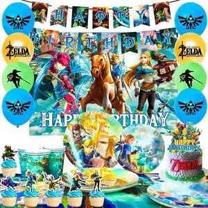 Zelda Birthday Party Supplies,112pcs Zelda Party Decorations & Tableware Set- Zelda Birthday Decorations Balloons Banner Backdrop & Zelda Plates Cups Table Cover etc Legend Of Zelda Party Supplies Zelda Birthday Party Supplies,112pcs Zelda Party Decorations & Tableware Set- Zelda Birthday Decorations Balloons Banner Backdrop & Zelda Plates Cups Table Cover etc Legend Of Zelda Party Supplies