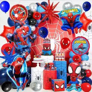 87 Pcs Spiderman Birthday Decorations Balloons Set - Spiderman Party Foil Balloons&Latex Balloons for Spiderman Party Decorations 87 Pcs Spiderman Birthday Decorations Balloons Set - Spiderman Party Foil Balloons&Latex Balloons for Spiderman Party Decorations