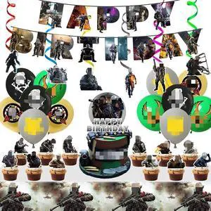 Call of Duty Party Decorations, 33 Pcs Call of Duty Birthday Decorations-Call of Duty Party Balloons & Call of Duty Birthday Banners Cake Toppers Tablecloth etc Call of Duty Birthday Party Decorations Call of Duty Party Decorations, 33 Pcs Call of Duty Birthday Decorations-Call of Duty Party Balloons & Call of Duty Birthday Banners Cake Toppers Tablecloth etc Call of Duty Birthday Party Decorations