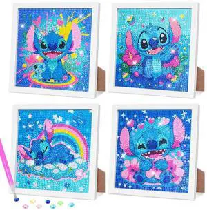 40 Pcs Stitch Party Supplies, 4 Pcs Stitch Diamond Painting and Diamond Painting Tools for Stitch Decorations Favors Stitch Birthday Party 40 Pcs Stitch Party Supplies, 4 Pcs Stitch Diamond Painting and Diamond Painting Tools for Stitch Decorations Favors Stitch Birthday Party