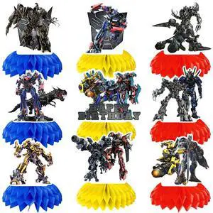 Transformers Centerpieces, 9 Pcs Transformers Birthday Party Table Centerpieces Set- Transformers Honeycomb Centerpieces & Transformers Themed Centerpieces for Transformers Party Table Decorations Transformers Centerpieces, 9 Pcs Transformers Birthday Party Table Centerpieces Set- Transformers Honeycomb Centerpieces & Transformers Themed Centerpieces for Transformers Party Table Decorations