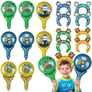 Octonauts Party Decoration Balloons,16 Pcs Octonauts Foil Balloon Sets including Octonauts Themed Foil Balloon Headbands & Handheld Balloon Sticks etc. Octonauts Foil Balloons for Kids Octonauts Party Octonauts Party Decoration Balloons,16 Pcs Octonauts Foil Balloon Sets including Octonauts Themed Foil Balloon Headbands & Handheld Balloon Sticks etc. Octonauts Foil Balloons for Kids Octonauts Party