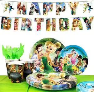 114 Pcs Tinker Bell Birthday Party Decorations Tableware Set-Tinker Bell Birthday Plates Napkins Cups Tablecloth etc Tinker Bell Party Tableware for Tinker Bell Party Supplies for Kids 114 Pcs Tinker Bell Birthday Party Decorations Tableware Set-Tinker Bell Birthday Plates Napkins Cups Tablecloth etc Tinker Bell Party Tableware for Tinker Bell Party Supplies for Kids