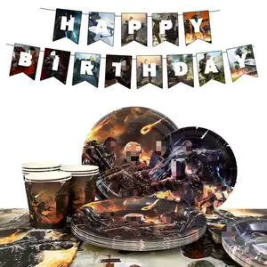 126 Pcs Call of Duty Birthday Decorations Tableware, Call of Duty Party Decorations Set - Call of Duty Themed Party Plates Cups Napkins Tablecloth Banners etc Call of Duty Birthday Party Supplies 126 Pcs Call of Duty Birthday Decorations Tableware, Call of Duty Party Decorations Set - Call of Duty Themed Party Plates Cups Napkins Tablecloth Banners etc Call of Duty Birthday Party Supplies