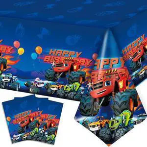 Blaze Party Tablecloths, 3 Pcs Blaze and The Monster Machines Party Decorations Tablecloths set - Blaze Tablecloth, Blaze Party Table Cover for Blaze Birthday Party Supplies Blaze Party Tablecloths, 3 Pcs Blaze and The Monster Machines Party Decorations Tablecloths set - Blaze Tablecloth, Blaze Party Table Cover for Blaze Birthday Party Supplies