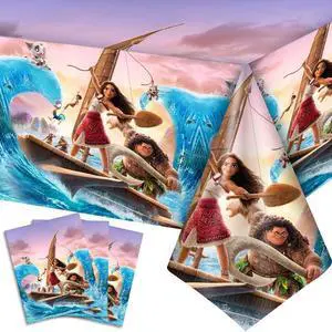 3 Pcs Moana Party Tablecloth Moana Birthday Tablecloths Moana Table Covers for Moana Birthday Party Decorations 3 Pcs Moana Party Tablecloth Moana Birthday Tablecloths Moana Table Covers for Moana Birthday Party Decorations