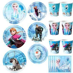 Frozen Birthday Party Decorations Tableware,120pcs Frozen Plates and Napkins Party Supplies Includ 60 7''& 9''Frozen Party Plates,30 Frozen Napkins&30 Frozen Cups for Elsa Birthday Party Decorations Frozen Birthday Party Decorations Tableware,120pcs Frozen Plates and Napkins Party Supplies Includ 60 7''& 9''Frozen Party Plates,30 Frozen Napkins&30 Frozen Cups for Elsa Birthday Party Decorations
