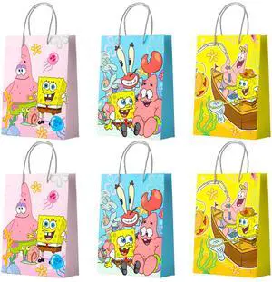 SpongeBob Party Gift Bags, 15 Pcs SpongeBob Favor Bags for Birthday Party/SpongeBob Favor Bags/Candy Bags/SpongeBob Paper Bags for Boys/Girls Kids SpongeBob Theme Birthday Party Decoration Supplies SpongeBob Party Gift Bags, 15 Pcs SpongeBob Favor Bags for Birthday Party/SpongeBob Favor Bags/Candy Bags/SpongeBob Paper Bags for Boys/Girls Kids SpongeBob Theme Birthday Party Decoration Supplies
