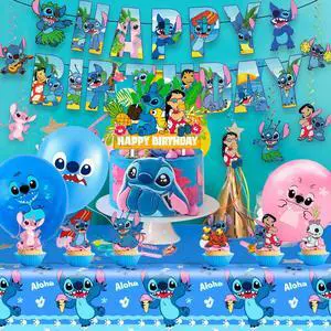 Stitch Birthday Party Supplies,36 Pcs Stitch Party Decorations - Stitch Balloons Tablecloth Banners Cupcake Toppers Backdrops etc. Stitch Birthday Party Decorations For Kids Stitch Birthday Party Supplies,36 Pcs Stitch Party Decorations - Stitch Balloons Tablecloth Banners Cupcake Toppers Backdrops etc. Stitch Birthday Party Decorations For Kids