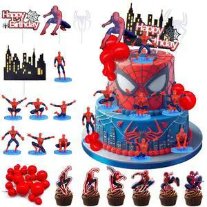 3D Spiderman Cake Decoration Marvel Super Hero Cake Topper Avengers Cake Topper 3D Spiderman Cake Decoration Marvel Super Hero Cake Topper Avengers Cake Topper