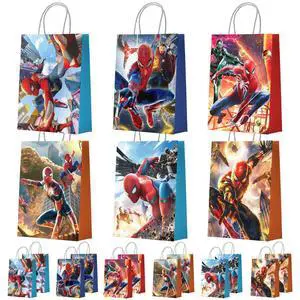 18 Pcs Spiderman Party Favors Gift Bag Avengers Goodie Bags Loot Bags Food Bags 18 Pcs Spiderman Party Favors Gift Bag Avengers Goodie Bags Loot Bags Food Bags