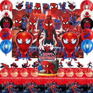 Spider Man Party Decorations Marvel Party Supplies Balloons Tablecloth Backdrop Spider Man Party Decorations Marvel Party Supplies Balloons Tablecloth Backdrop