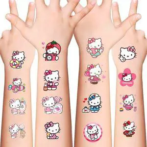 Hello Kitty Themed Stickers Tattoo Stickers Set Kids Birthday Party Favors Hello Kitty Themed Stickers Tattoo Stickers Set Kids Birthday Party Favors