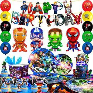 Avengers Decorations Tableware Set Banner Napkins Tablecloth Balloons Avengers Avengers Decorations Tableware Set Banner Napkins Tablecloth Balloons Avengers