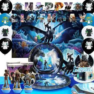 98 Pcs How to Train Your Dragon Birthday Party Supplies-Banner Balloons Plate Cup etc How to Train Your Dragon Party Decorations 98 Pcs How to Train Your Dragon Birthday Party Supplies-Banner Balloons Plate Cup etc How to Train Your Dragon Party Decorations