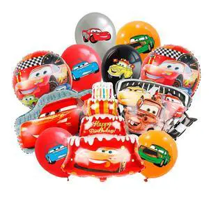 Lightning McQueen Balloon Party Decorations, 21Pcs Cars Birthday Decoration Balloon Set - Cars Theme Party Latex Balloons & Foil Balloons for Kids Birthday Party Decorations Favors Lightning McQueen Balloon Party Decorations, 21Pcs Cars Birthday Decoration Balloon Set - Cars Theme Party Latex Balloons & Foil Balloons for Kids Birthday Party Decorations Favors