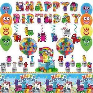 Number Blocks Birthday Party Supplies, Number Blocks Party Decorations Set- Number Blocks Birthday Decorations Banner Tablecloth & Balloons Cake Topper etc Number Blocks Party Supplies Number Blocks Birthday Party Supplies, Number Blocks Party Decorations Set- Number Blocks Birthday Decorations Banner Tablecloth & Balloons Cake Topper etc Number Blocks Party Supplies