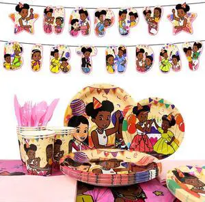 114pcs Gracie's Corner Party Tableware Set - Gracie's Corner Themed Party Plate Cups Napkins Tablecloth etc Gracie's Corner Birthday Party Supplies for Girls/Boys Kids, Serves 16 114pcs Gracie's Corner Party Tableware Set - Gracie's Corner Themed Party Plate Cups Napkins Tablecloth etc Gracie's Corner Birthday Party Supplies for Girls/Boys Kids, Serves 16