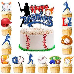 Baseball Cake Topper, 24 Baseball Cupcake Toppers Baseball Cupcake Decorations & 1 Baseball Cake Decorations Baseball Theme Cake Topper for Baseball Birthday Decorations & Baseball Party Decorations Baseball Cake Topper, 24 Baseball Cupcake Toppers Baseball Cupcake Decorations & 1 Baseball Cake Decorations Baseball Theme Cake Topper for Baseball Birthday Decorations & Baseball Party Decorations