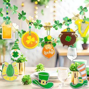 201pcs St. Patrick's Day Glue Painting for Irish St. Patrick's Day Party Decorations, Paint Your Own Window Ornaments Irish Sun Catcher Craft for Shamrock Decorations for Irish 201pcs St. Patrick's Day Glue Painting for Irish St. Patrick's Day Party Decorations, Paint Your Own Window Ornaments Irish Sun Catcher Craft for Shamrock Decorations for Irish