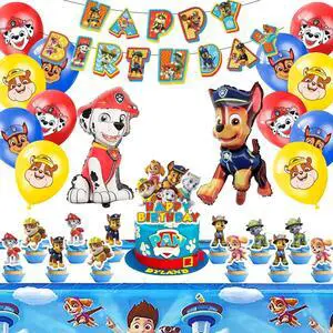 Paw Patrol Party Decorations, 29pcs Paw Patrol Party Supplies - Paw Patrol Party Balloons Background Tablecloth and Paw Patrol Happy Birthday Banner etc. Puppy Paw Patrol Birthday Party Decorations Paw Patrol Party Decorations, 29pcs Paw Patrol Party Supplies - Paw Patrol Party Balloons Background Tablecloth and Paw Patrol Happy Birthday Banner etc. Puppy Paw Patrol Birthday Party Decorations
