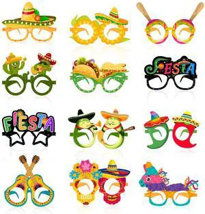 Mexican Fiesta Party Glasses, 36 Pcs Mexican Party Paper Glasses Set - Fiesta Paper Eyeglasses, Mexican Fiesta Eyeglasses & Cinco De Mayo Paper Glasses for Mexican Birthday Party Decorations Mexican Fiesta Party Glasses, 36 Pcs Mexican Party Paper Glasses Set - Fiesta Paper Eyeglasses, Mexican Fiesta Eyeglasses & Cinco De Mayo Paper Glasses for Mexican Birthday Party Decorations