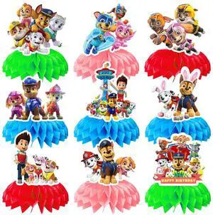 Paw Patrol Centerpieces,9pcs Paw Patrol Birthday Party Table Centerpieces Set- Paw Patrol Party Honeycomb Centerpieces & Paw Patrol Themed Centerpieces for Paw Patrol Party Table Decorations Paw Patrol Centerpieces,9pcs Paw Patrol Birthday Party Table Centerpieces Set- Paw Patrol Party Honeycomb Centerpieces & Paw Patrol Themed Centerpieces for Paw Patrol Party Table Decorations