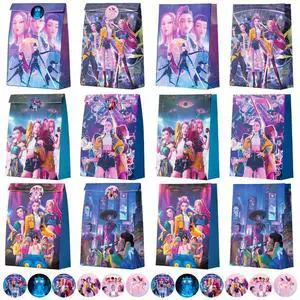 Kpop Party Favors Gift Bags Demon Music Hunter Party Decoration Kids Candy Bags Kpop Party Favors Gift Bags Demon Music Hunter Party Decoration Kids Candy Bags