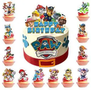 Paw Patrol Cake Decorations, 24 Paw Patrol Cupcake Toppers & 1 Paw Patrol Big Cake Topper Paw Patrol Cake Decoration for Paw Patrol Birthday Decorations & Paw Patrol Party Supplies Paw Patrol Cake Decorations, 24 Paw Patrol Cupcake Toppers & 1 Paw Patrol Big Cake Topper Paw Patrol Cake Decoration for Paw Patrol Birthday Decorations & Paw Patrol Party Supplies