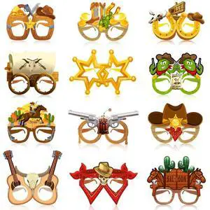 Western Party Favors Decorations, 36pcs Cowboy Paper Glasses Western Cowboy Party Eyeglasses, Western Theme Paper Glasses for Cowboy Theme Party Decorations Western Party Favors Decorations, 36pcs Cowboy Paper Glasses Western Cowboy Party Eyeglasses, Western Theme Paper Glasses for Cowboy Theme Party Decorations