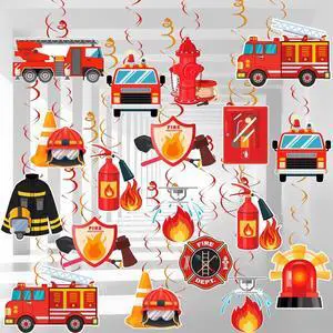 Fire Truck Hanging Swirls, Firetruck Birthday Decorations Set - Fire Truck Hanging Swirl Decorations, Firefighter Hanging Swirl & Fire Engine Rescue Hanging Swirls for Fireman Theme Party Baby Shower Fire Truck Hanging Swirls, Firetruck Birthday Decorations Set - Fire Truck Hanging Swirl Decorations, Firefighter Hanging Swirl & Fire Engine Rescue Hanging Swirls for Fireman Theme Party Baby Shower