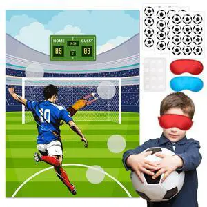 Pin The Soccer on The Goal Kids Party Games, 7 Pcs Soccer Birthday Party Games Supplies - Soccer Party Games Poster, Soccer Game Stickers & Soccer Decorations Blindfold etc Soccer Party Decorations Pin The Soccer on The Goal Kids Party Games, 7 Pcs Soccer Birthday Party Games Supplies - Soccer Party Games Poster, Soccer Game Stickers & Soccer Decorations Blindfold etc Soccer Party Decorations