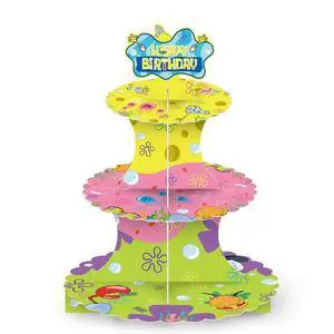 SpongeBob Birthday Cake Stand SpongeBob Party Decoration Kid Party Cake Supplies SpongeBob Birthday Cake Stand SpongeBob Party Decoration Kid Party Cake Supplies
